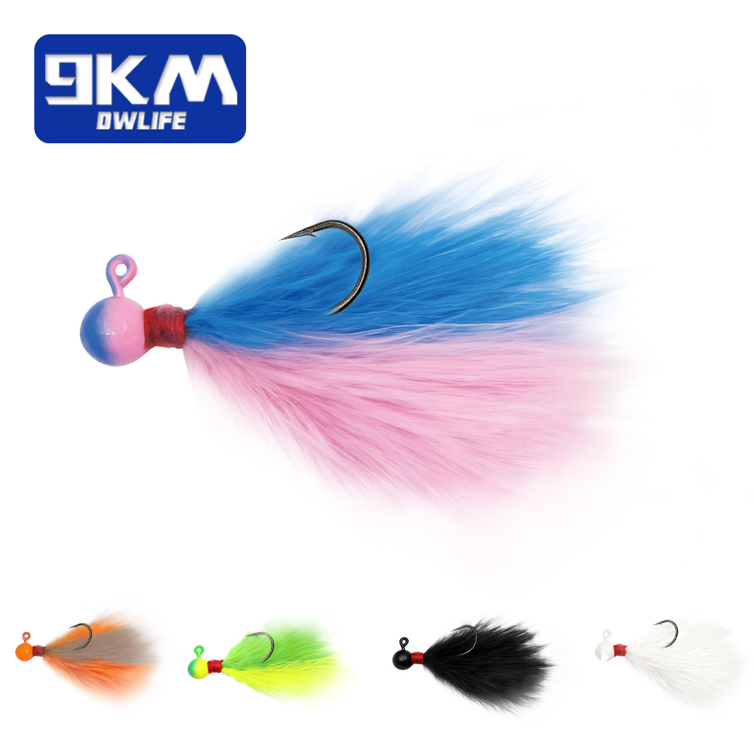 Fishing Hook Assortment - Kit de 5 señuelos de marabú