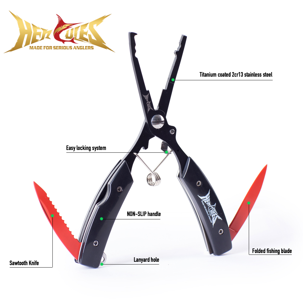Fishing Hook Remover - Alicates de Pesca HERCULES con Funda