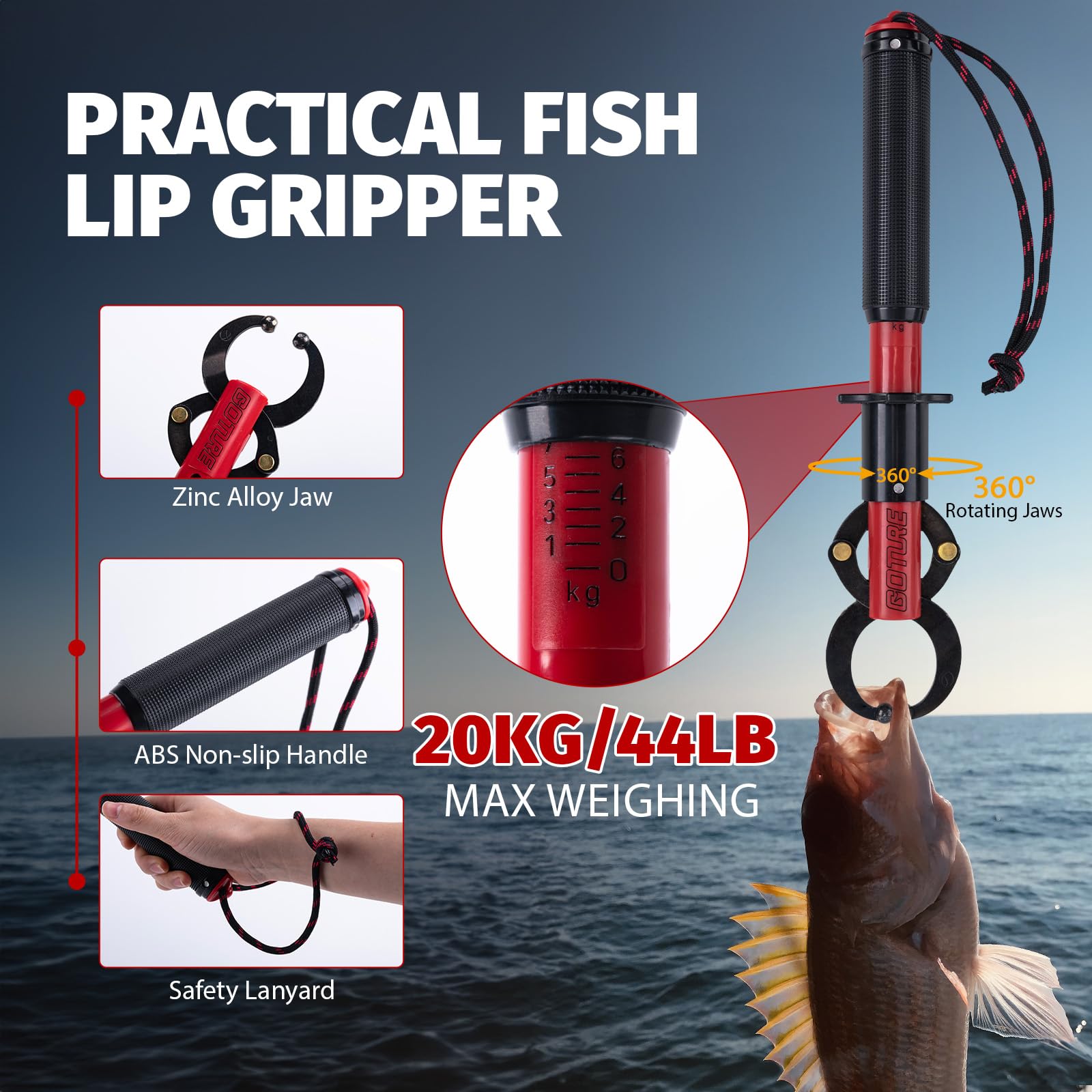 Accesorios de pesca Goture, al - Fishing Hook Sharpener reseña y precio