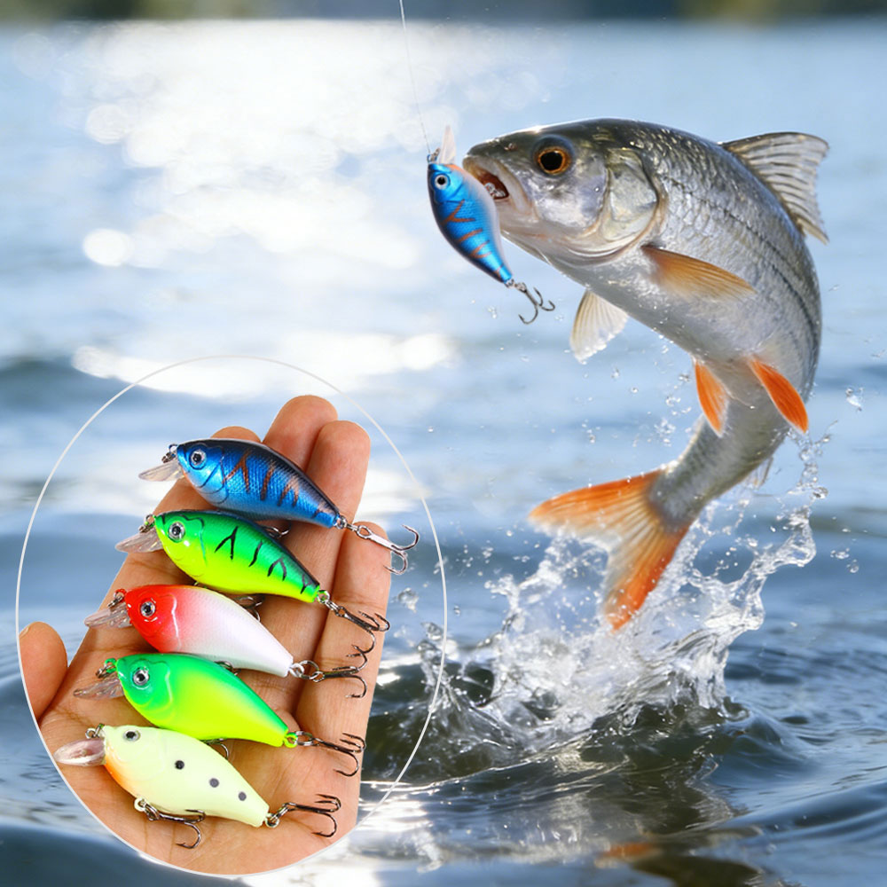 Señuelo de Pesca Crankbait Wob - Fishing Hook Treble reseña y precio