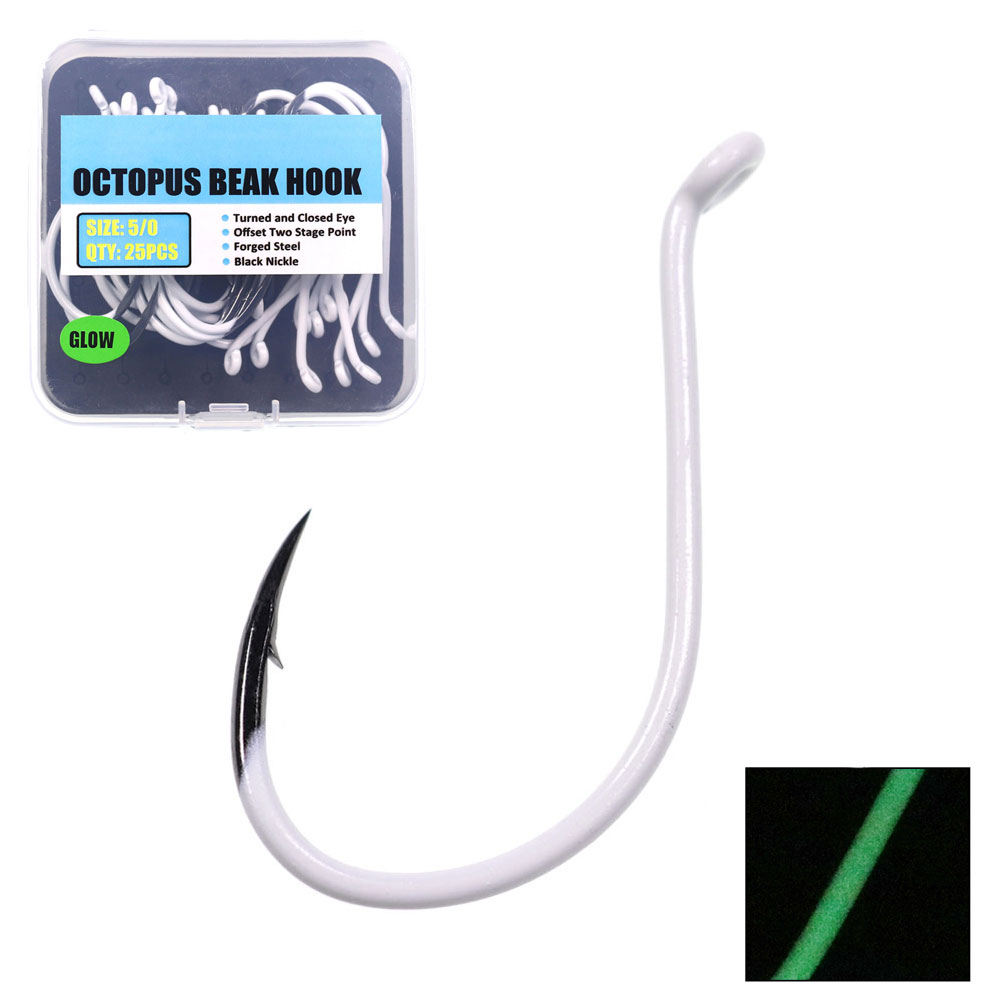 Anzuelos luminosos de acero im - Fishing Hook Assortment reseña y precio