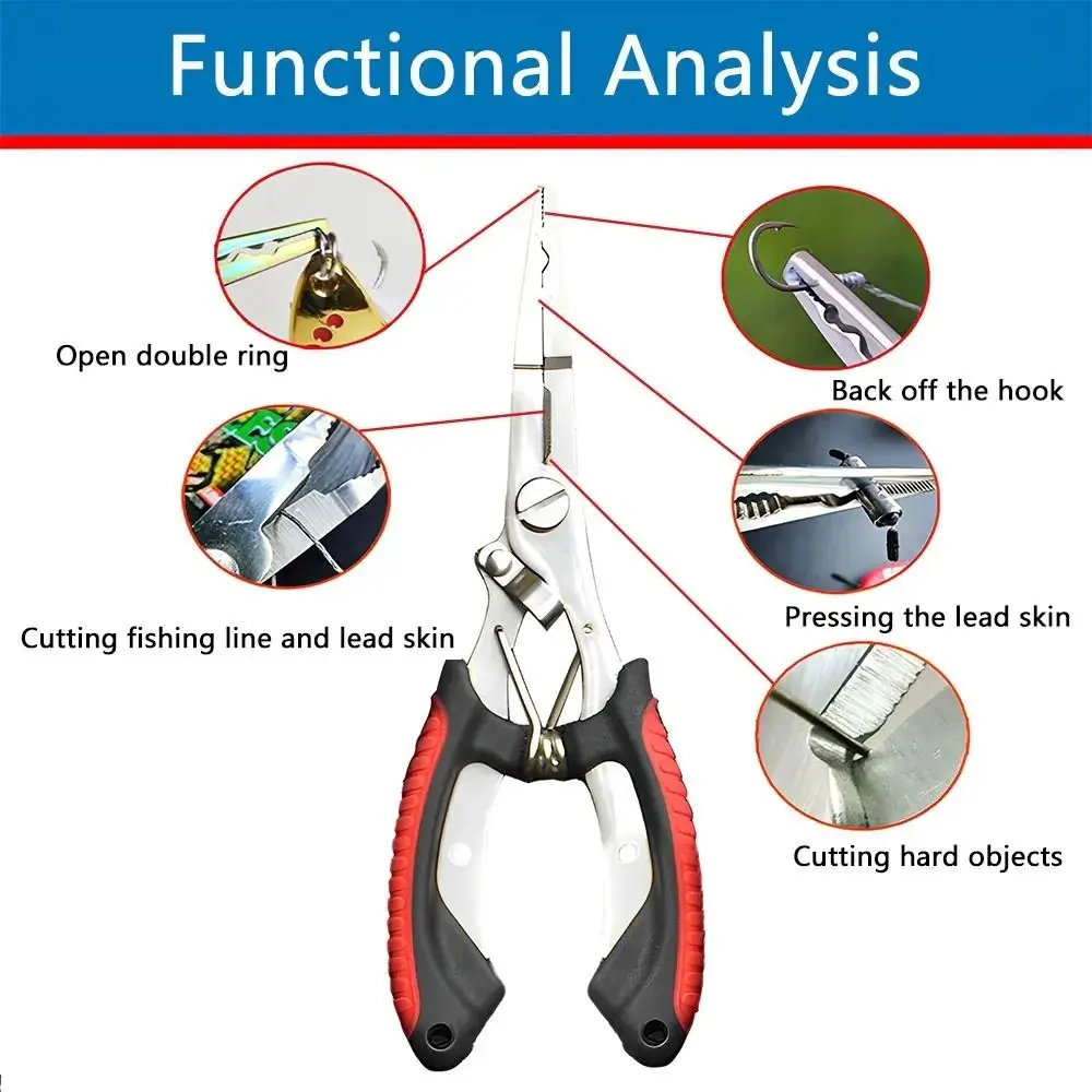 Alicates de pesca de acero ino - Fishing Hook Remover reseña y precio